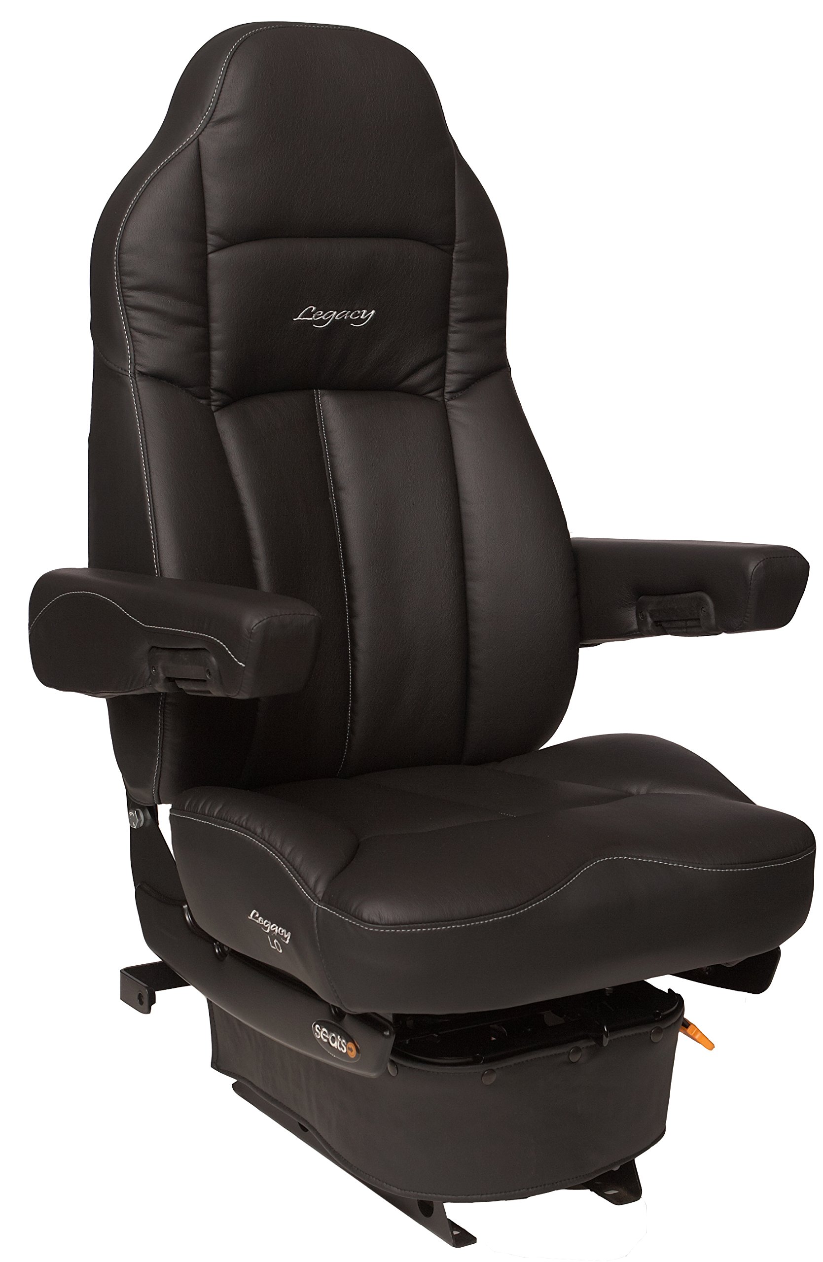 Seats Inc. Legacy Air-ride Seat (Low Suspension) | Black DuraLeather + Adjustable with D2 Foam Technology