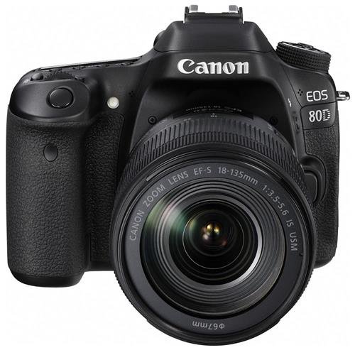 Canon مجموعة كاميرات EOS 80D الرقمية ذات العدسة الأحادي...