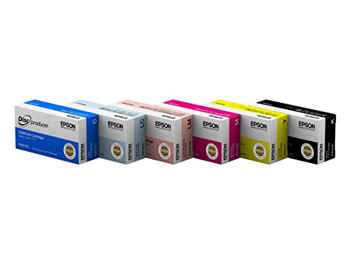 Epson مجموعة خرطوشة حبر ديسك برودوسر PP-100 مكونة من 6 ألوان في عبوات البيع بالتجزئة