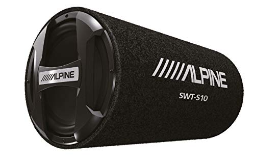 Alpine SWT-S10 1200 واط بحد أقصى (250 واط RMS) مضخم صوت فردي محكم الغلق 10 بوصات.
