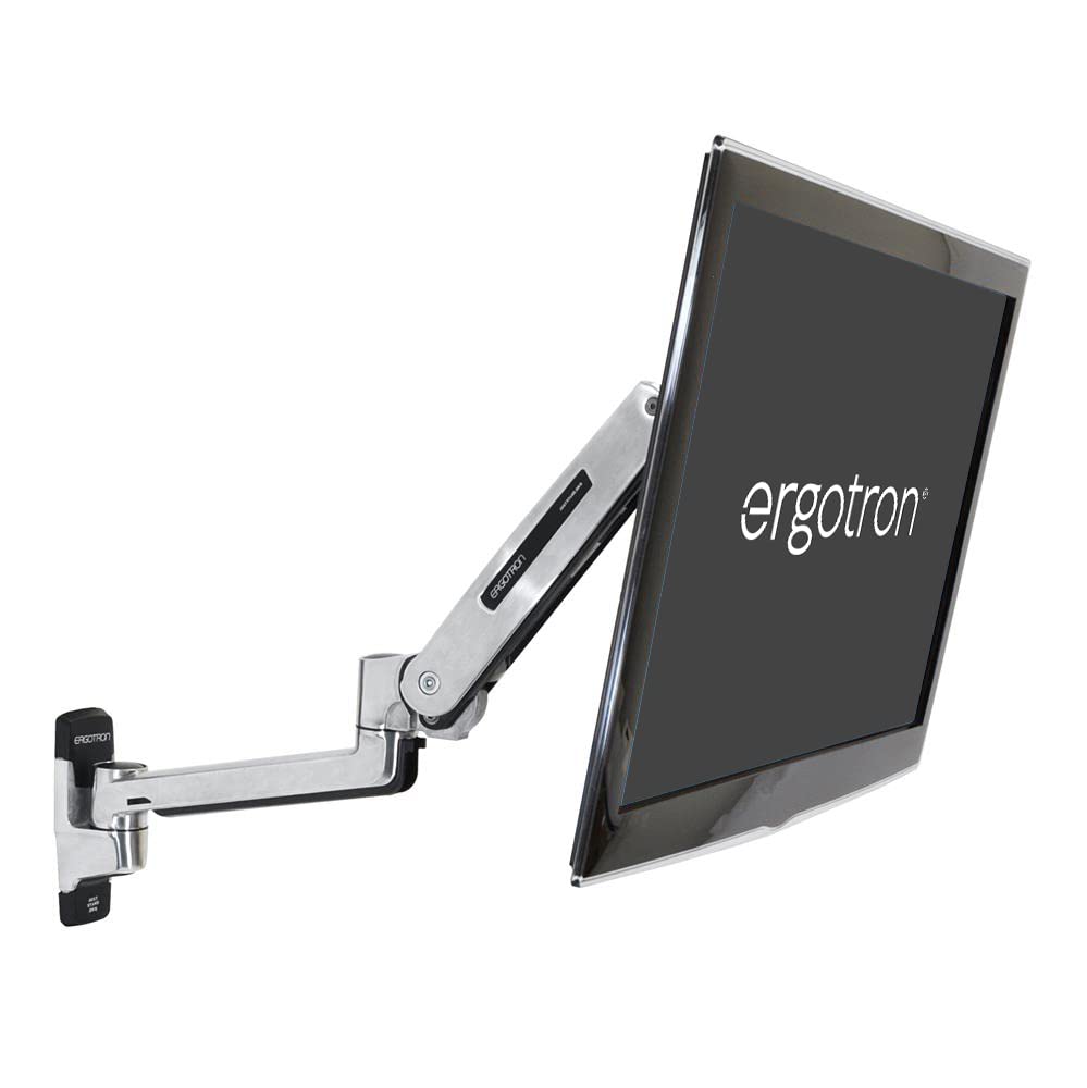 Ergotron – LX Sit-Stand Single Monitor Arm, VESA Wall M...