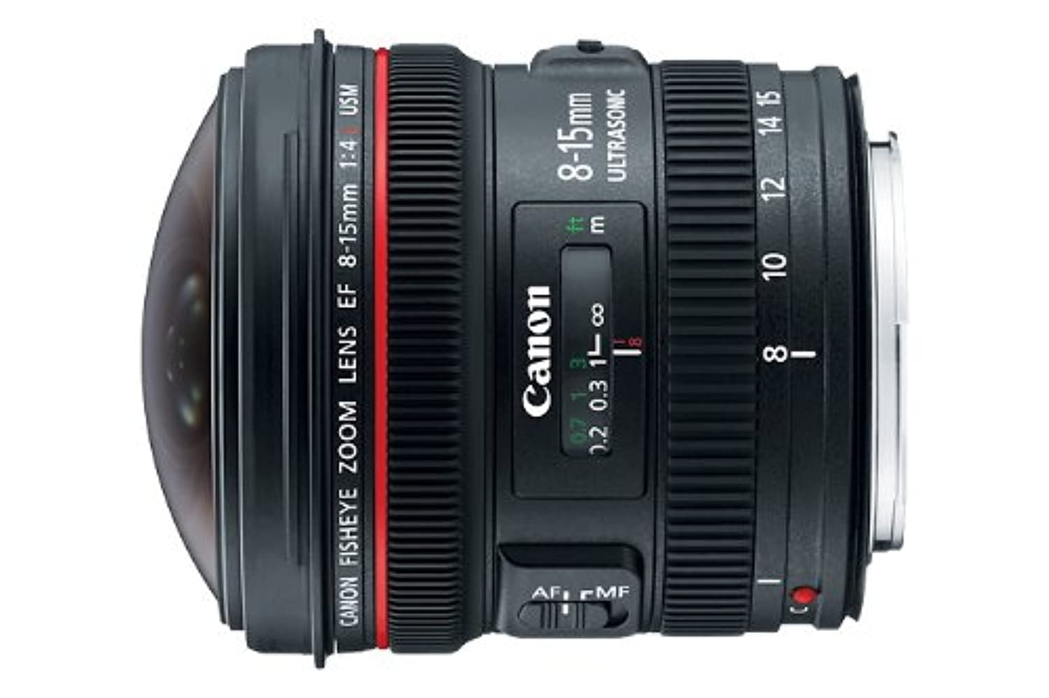 Canon عدسة EF 8-15mm f/4L Fisheye USM ذات التكبي...