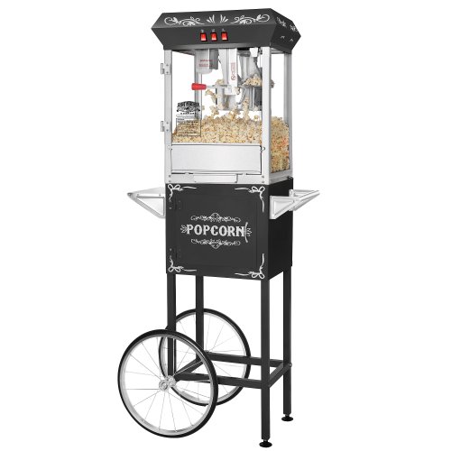 Great Northern Popcorn Company أسود 8 أوقية. أوقية آلة الفشار نمط خمر وعربة