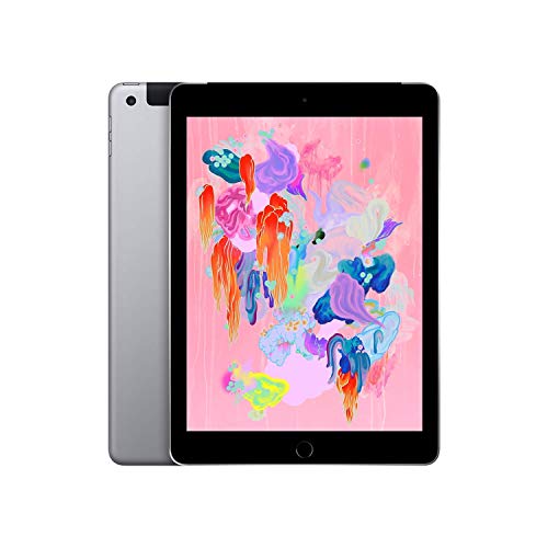 Apple iPad 9.7 بوصة (الجيل السادس) A1954 (GSM Unlocked + Verizon) - 32 جيجا / فضاء رمادي (مجدد)