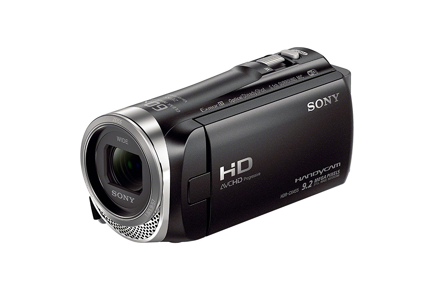 Sony HDRCX455 / B كاميرا فيديو عالية الدقة 8 جيجابايت (أسود)