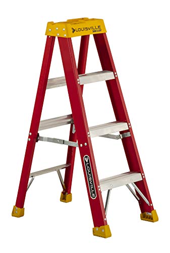 Louisville Ladder 300 رطل واجب تصنيف سلم سلم الألياف الزجاجية