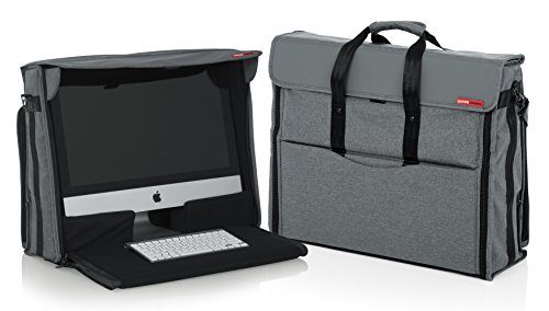 Gator حقيبة حمل نايلون من كيس كرياتيف برو لجهاز كمبيوتر سطح المكتب من Apple iMac بمقبض سحب وعجلات