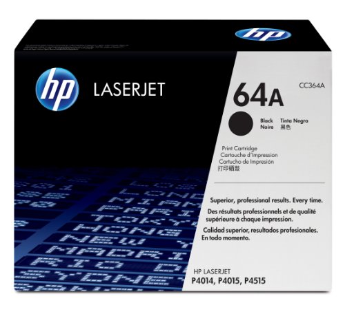HP خرطوشة مسحوق حبر أسود أصلية 64A | يعمل مع LaserJet P...
