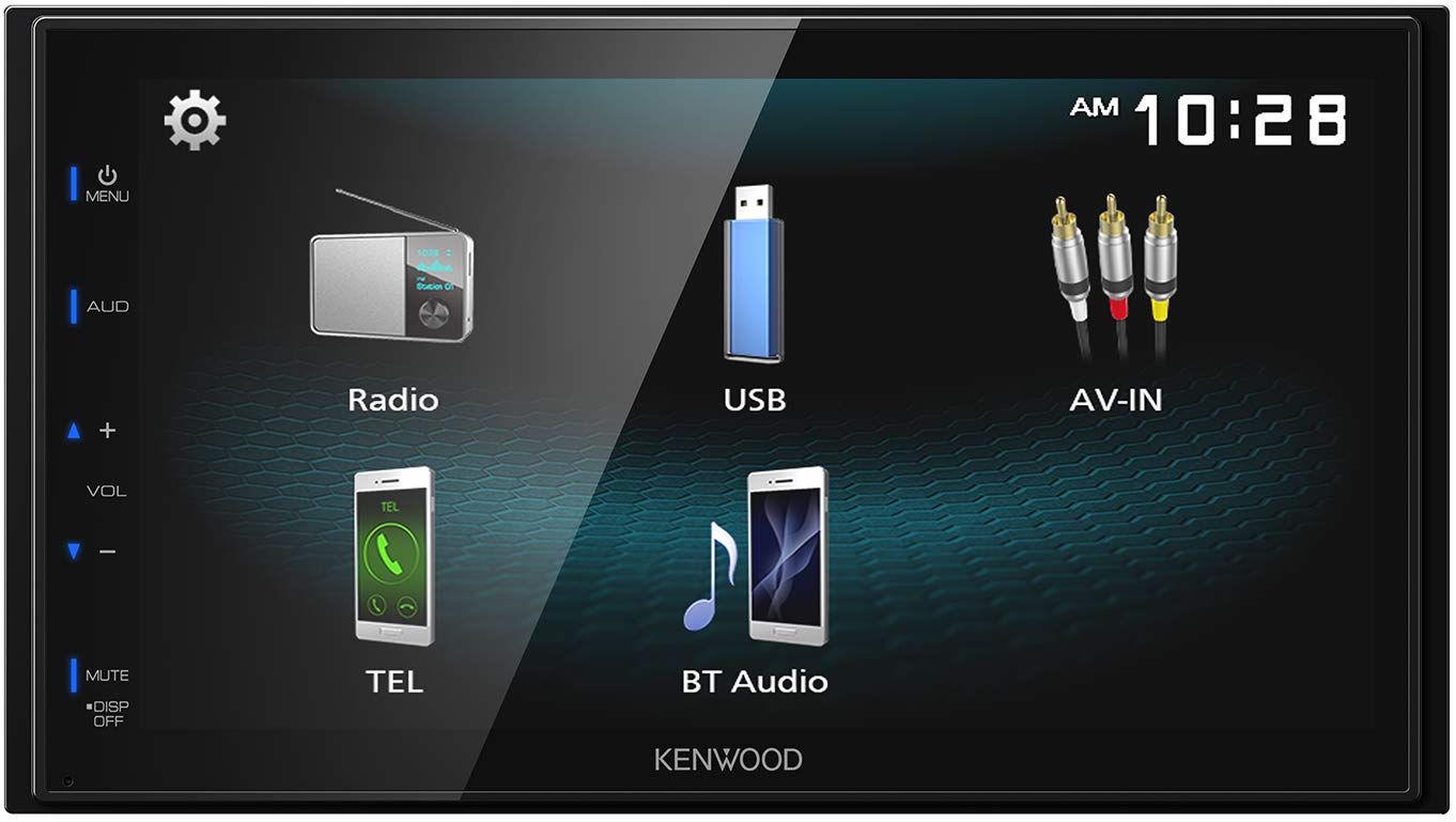 KENWOOD جهاز استقبال الوسائط المتعددة الرقمي DMX125 / DMX125BT / DMX125BT 6.8 مع Bluetooth