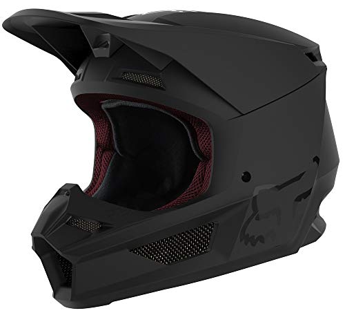 Fox Racing powerports-helmets YTH V1 ماتي الأسود خوذة