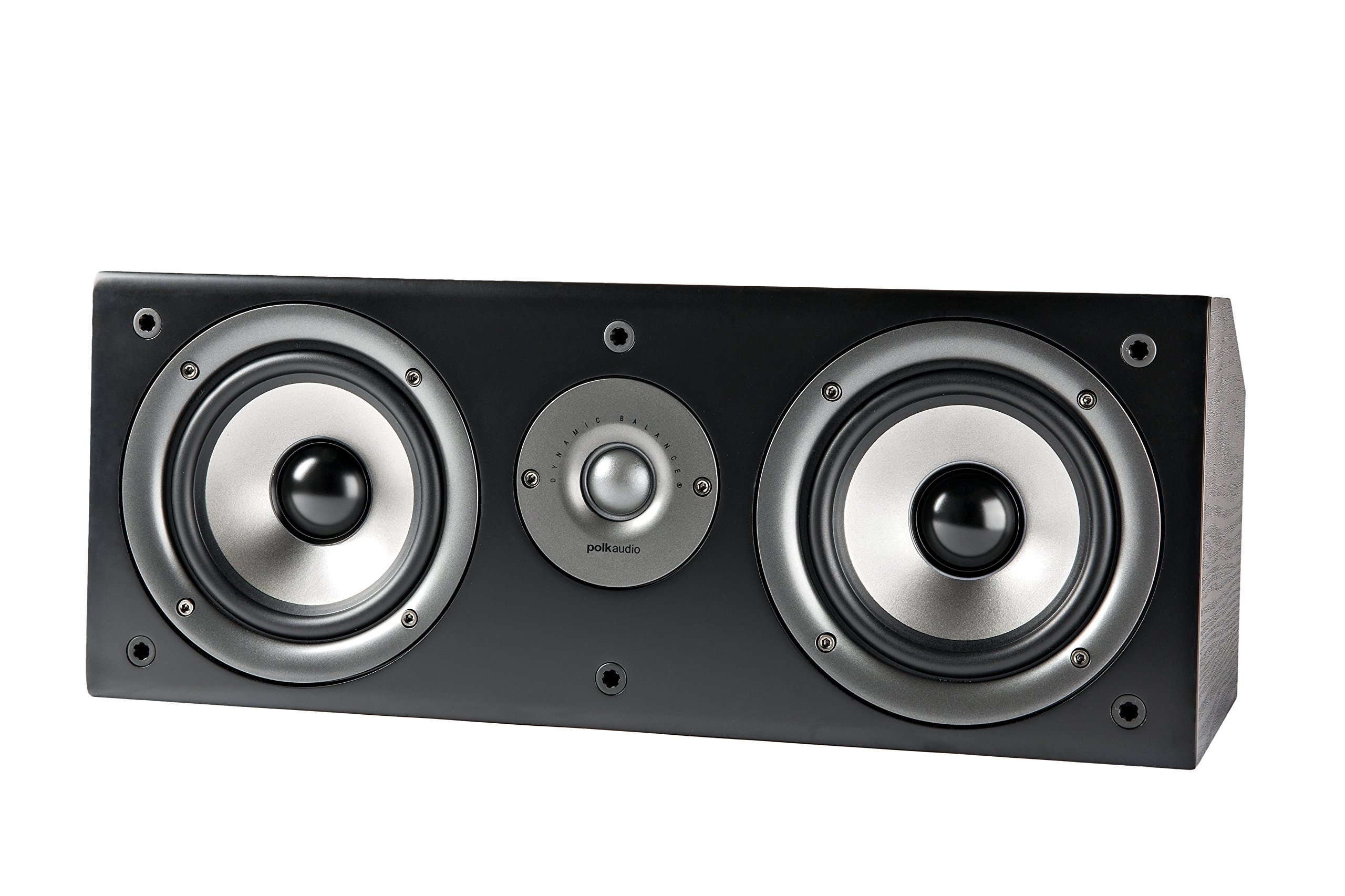  Polk Audio سماعة القناة المركزية CS1 Series II | تصميم فريد | قائمة بذاتها أو تكملة لمكبرات الصوت 40 و 60 و 70 | مصبغة قابلة...