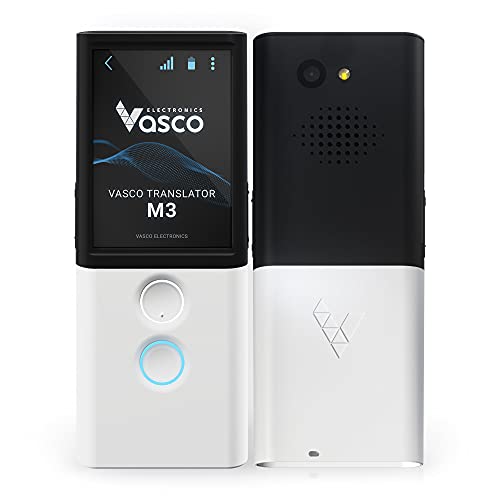  Vasco Electronics جهاز مترجم اللغة Vasco M3 | المترجم الوحيد الذي يمتلك إنترنت مجاني وغير محدود في 200 دولة | ترجمة الصور | ماركة...