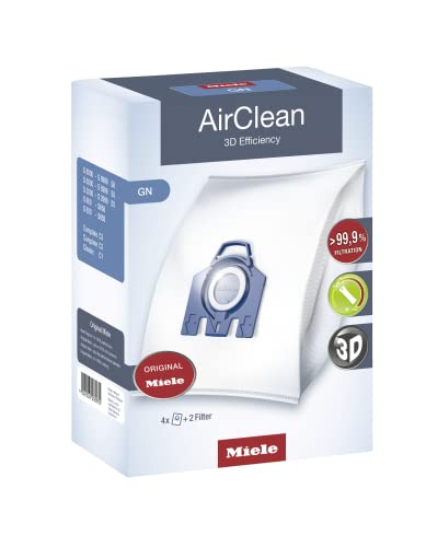 Miele GN AirClean 3D Efficiency Vacuum Cleaner Bags - 2...