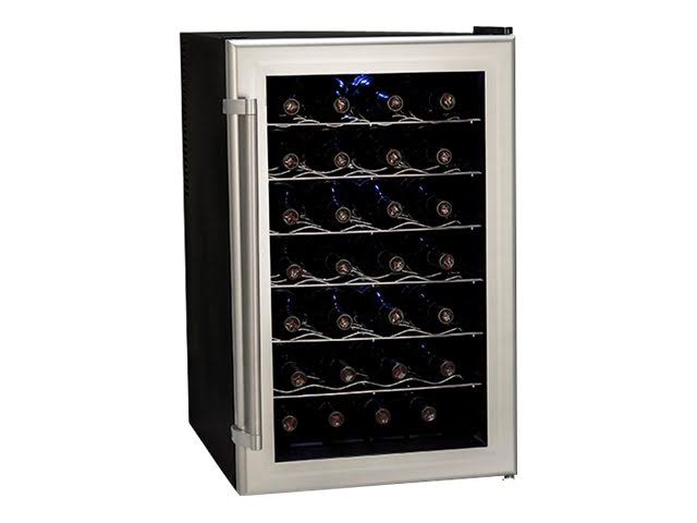 Koldfront مبرد النبيذ الحراري الحراري TWR282S 28 زجاجة سعة فائقة - بلاتيني