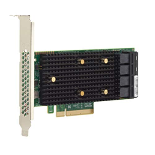  Broadcom HBA 9400-16i - وحدة التحكم في التخزين - 16 قناة - SATA 6 جيجابت / ثانية / SAS 12 جيجابت / ثانية - 1.2 جيجابت في الثانية - PCIe 3.1...