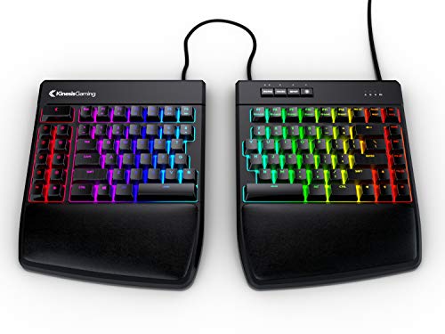 Kinesis لوحة مفاتيح ميكانيكية للألعاب Freestyle Edge RGB سبليت