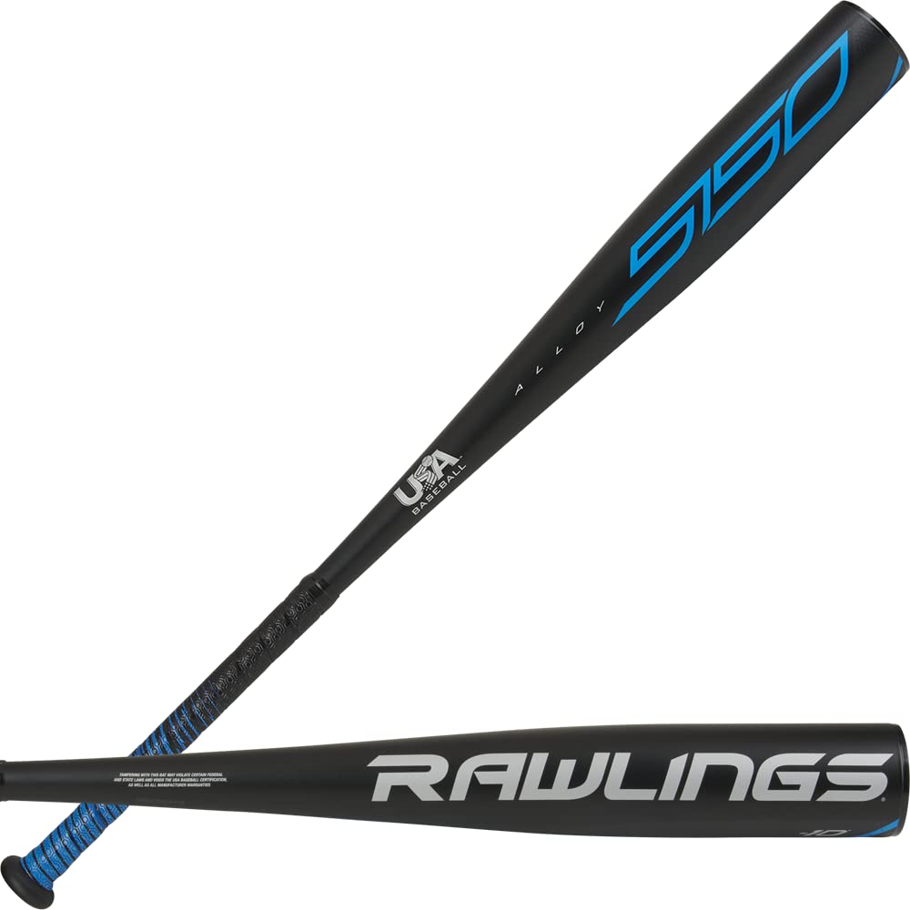 Rawlings | 5150 مضرب بيسبول للشباب | الولايات المتحدة الأمريكية | -11 / -10 / -5 إسقاط | حاسب شخصي 1. ألمنيوم | 2 5/8 برميل