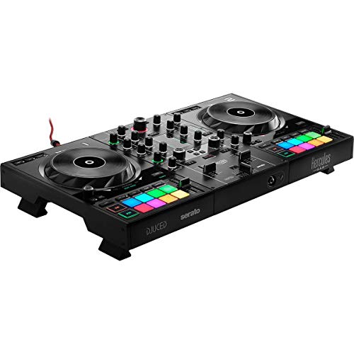 Hercules DJ Control Inpulse 500: جهاز تحكم USB DJ ثنائي الطوابق لـ Serato DJ و DJUCED (مضمّن)