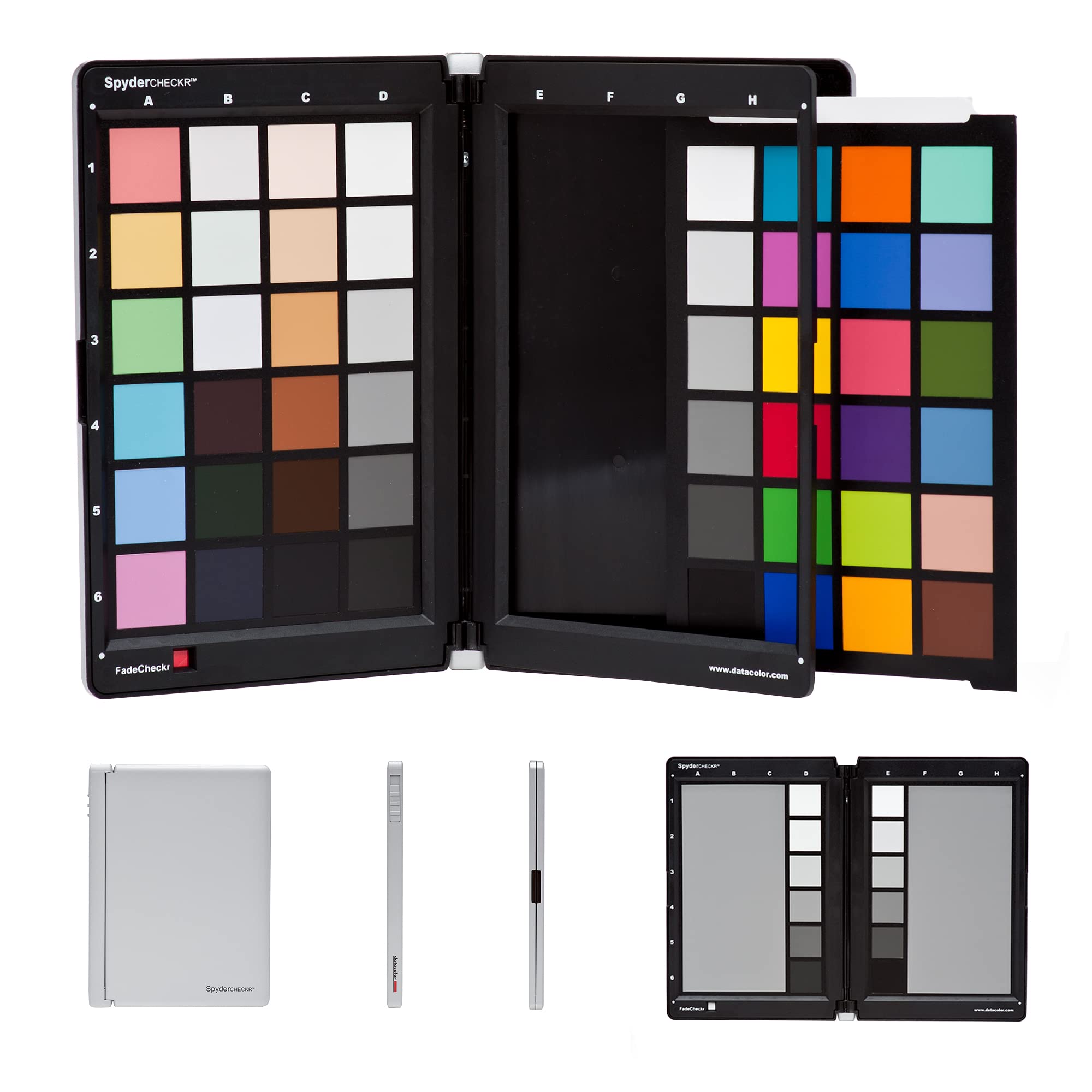  Datacolor أداة معايرة الألوان Spyder Checkr للكاميرات. تأكد من دقة الألوان واتساقها مع الكاميرات / الإضاءة المتنوعة. يحتوي...
