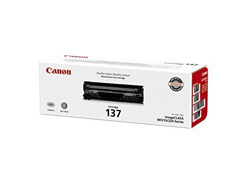 Canon 137 خرطوشة حبر - أسود - عبوتان في عبوة البيع بالتجزئة