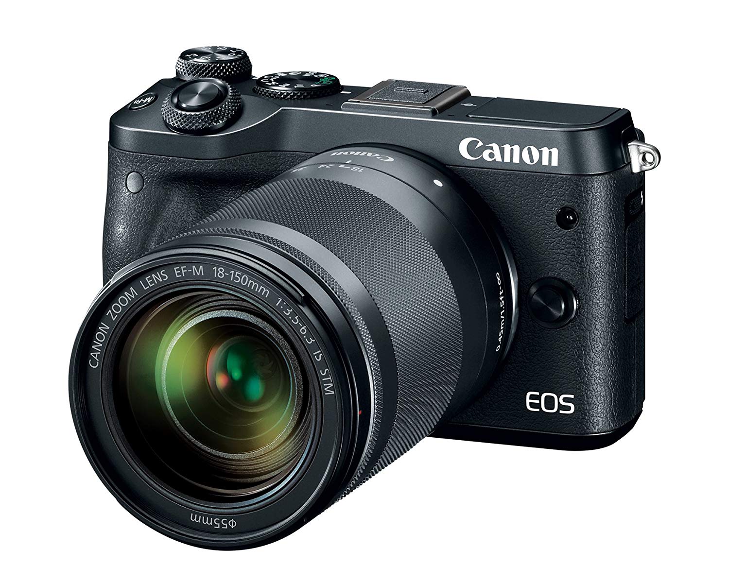 Canon EOS M6 (أسود) 18-150 مم f / 3.5-6.3 IS STM Kit