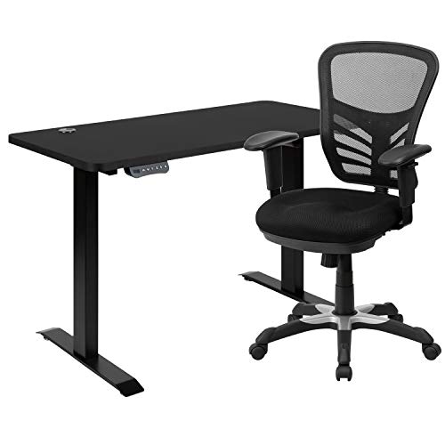 Flash Furniture كرسي مكتب تنفيذي دوار متعدد الوظائف من ...