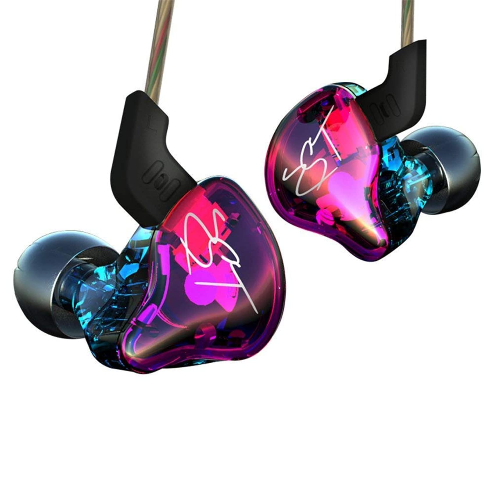 YINYOO Easy ZST Colour Hybrid Banlance Armature with Dynamic In-Ear Earphone 1BA + 1DD HiFi Headset (ZST Nomic)