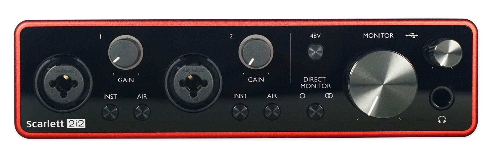 Focusrite SCARLETT 2I2 3rd Gen 192KHz USB Audio Interface w / Pro Tools أولاً