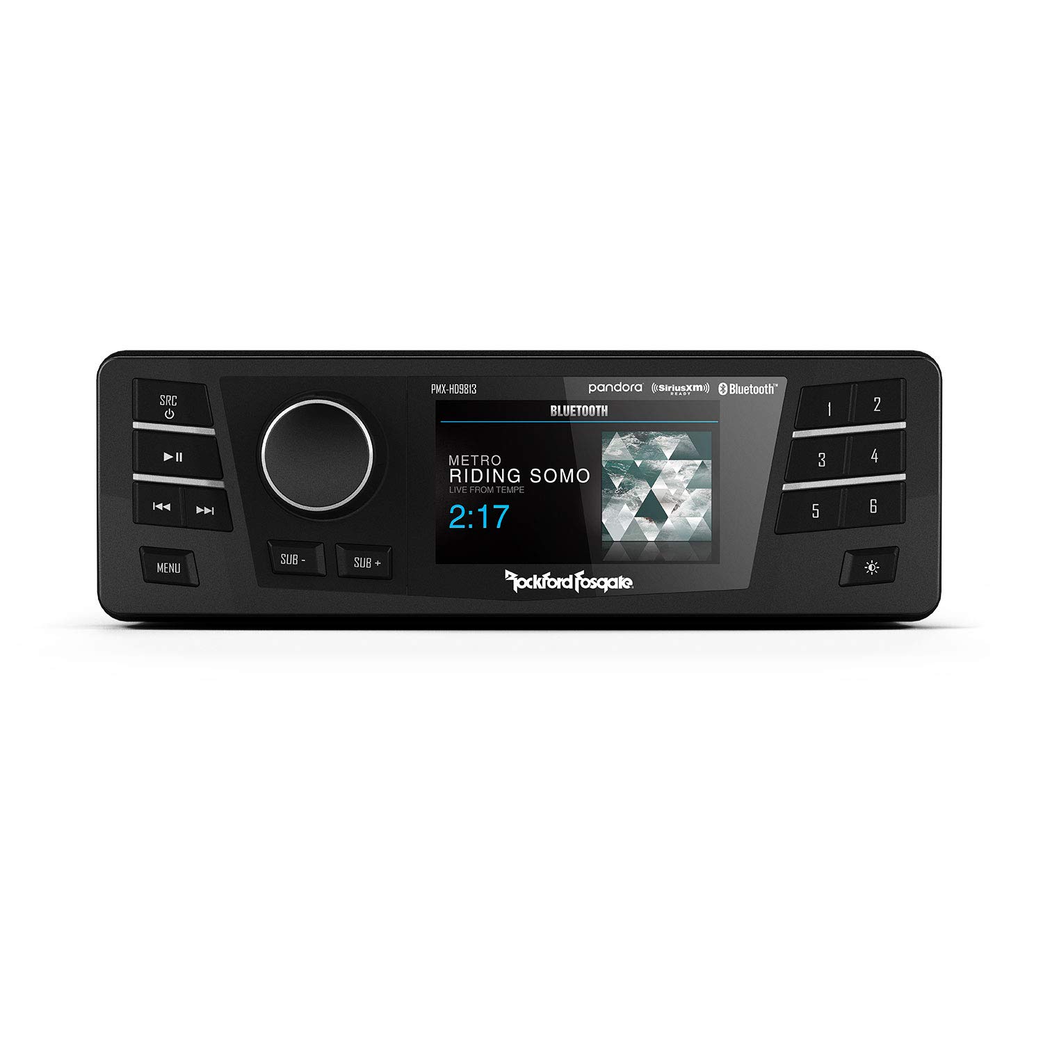 Rockford Fosgate جهاز استقبال الوسائط الرقمية PMX-HD981...