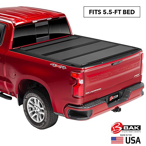 BAK Flip MX4 Hard Folding Truck Bed Tonneau Cover | 448329 | يناسب سرير فورد F150 5'6 'لعام 2015-20