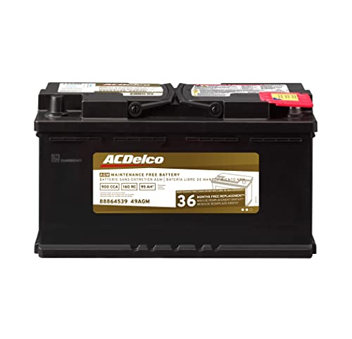 ACDelco Gold 49AGM 36 Month Warranty AGM BCI Group 49 B...