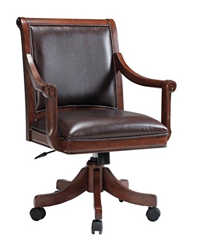 Hillsdale Palm Springs Caster Chair. Medium Brown Cherr...