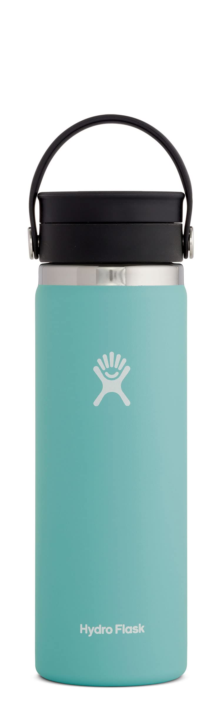 Hydro Flask زجاجة ذات فم واسع سعة 20 أونصة مع غطاء ألباين فليكس سيب