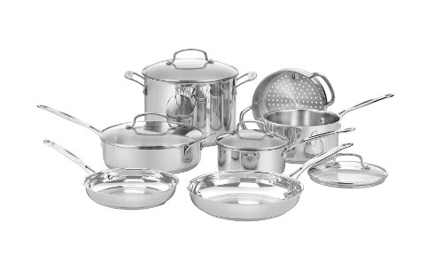 Cuisinart طقم أواني طهي كلاسيكي من 11 قطعة 77-11G من Ch...