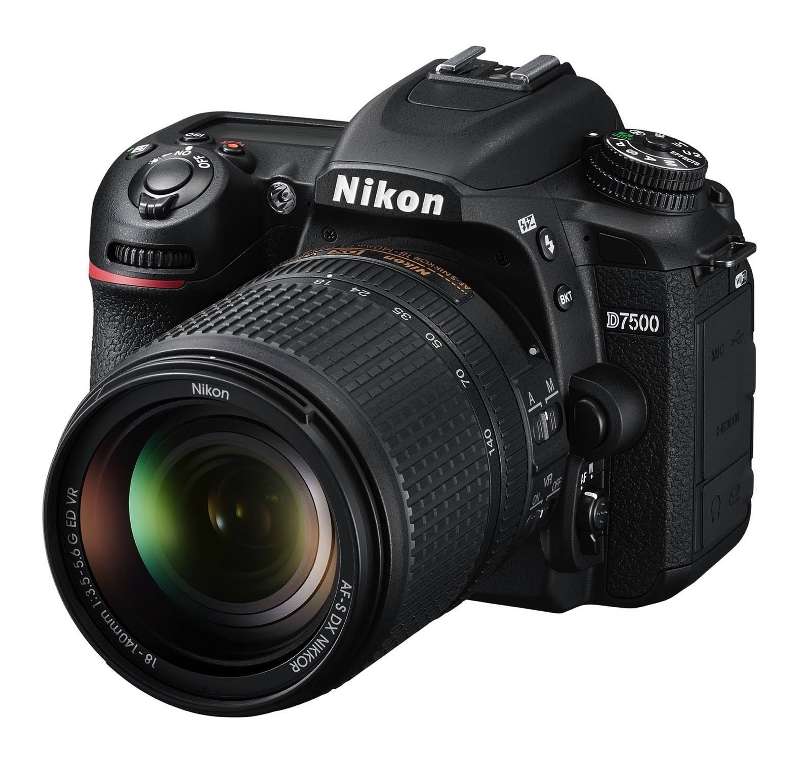 Nikon D7500 DX-format Digital SLR w / 18-140mm VR