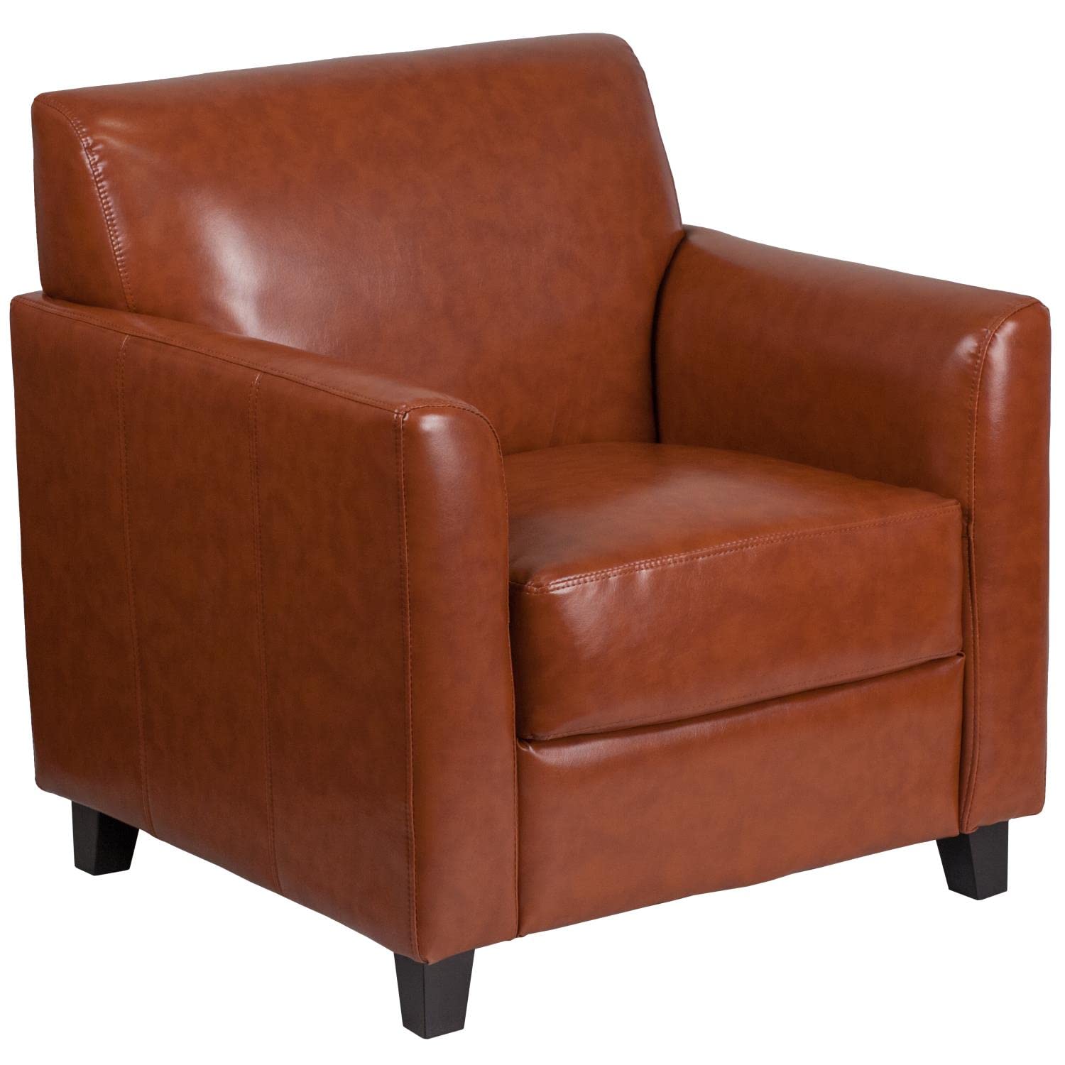 Flash Furniture كرسي HERCULES Diplomat Series Cognac Le...