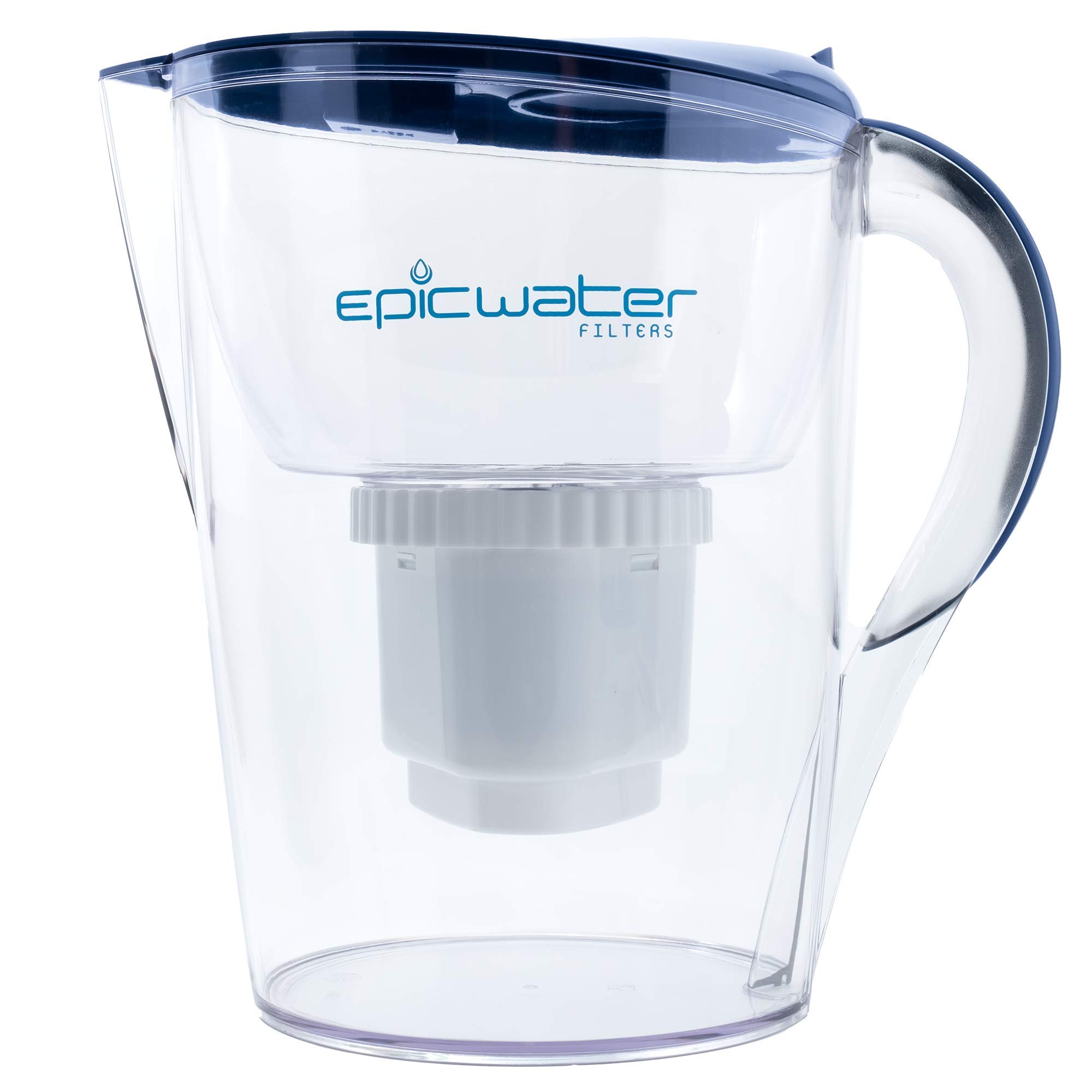  Epic Water Filters أباريق تصفية مياه الشرب الملحمية | 10 فناجين | 150 جالون فلتر | خالية من BPA | يزيل الفلورايد والكلور والر...