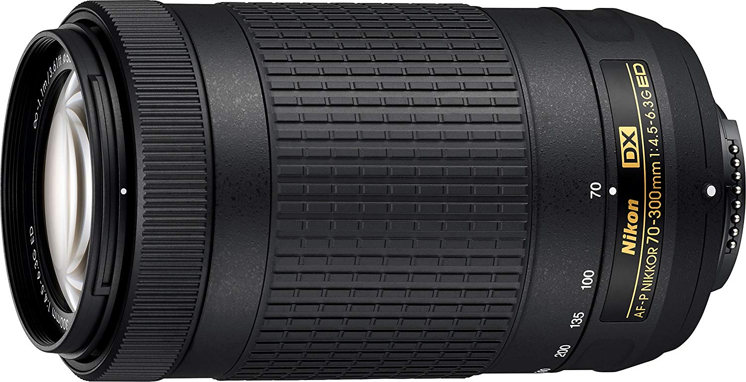 Nikon نيكون AF-P DX نيكور 70-300 مم f / 4.5-6.3G ED عدس...