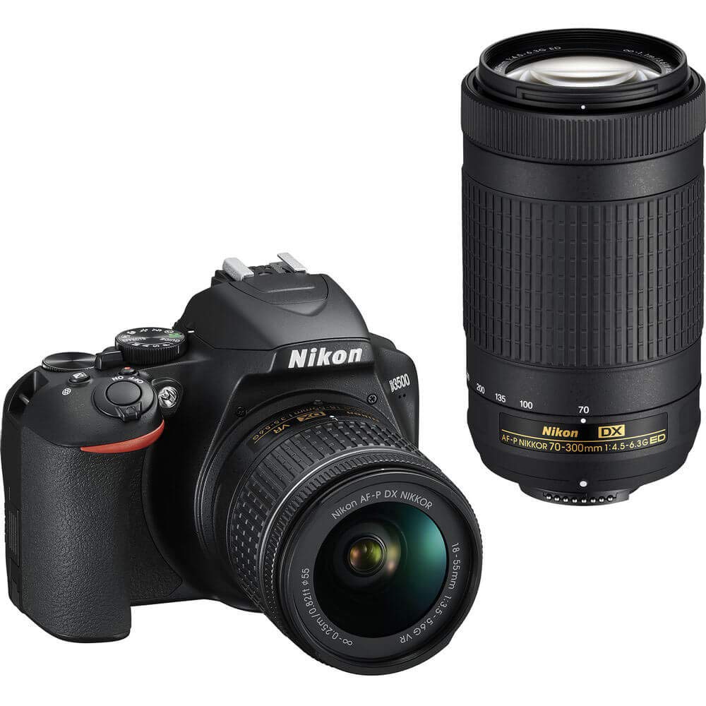 Nikon كاميرا نيكون D3500 DSLR مع عدسة AF-P DX NI...