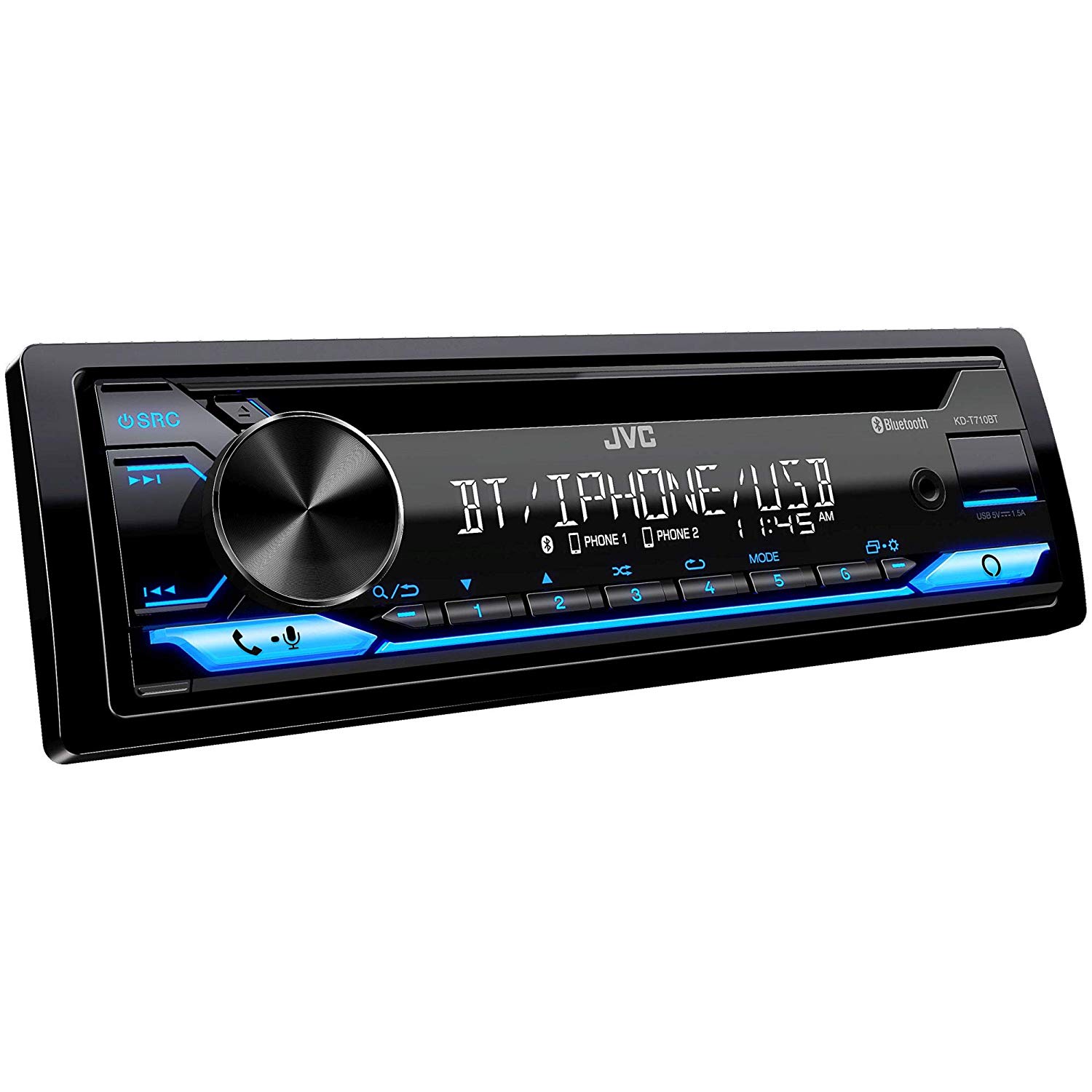 JVC جيه في سي KDT710BT In-Dash Digital Media Car Stereo...
