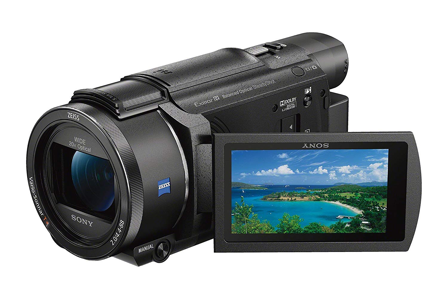 Sony Handycam FDR-AX53 16.6 MP Ultra HD Camcorder - 4K ...