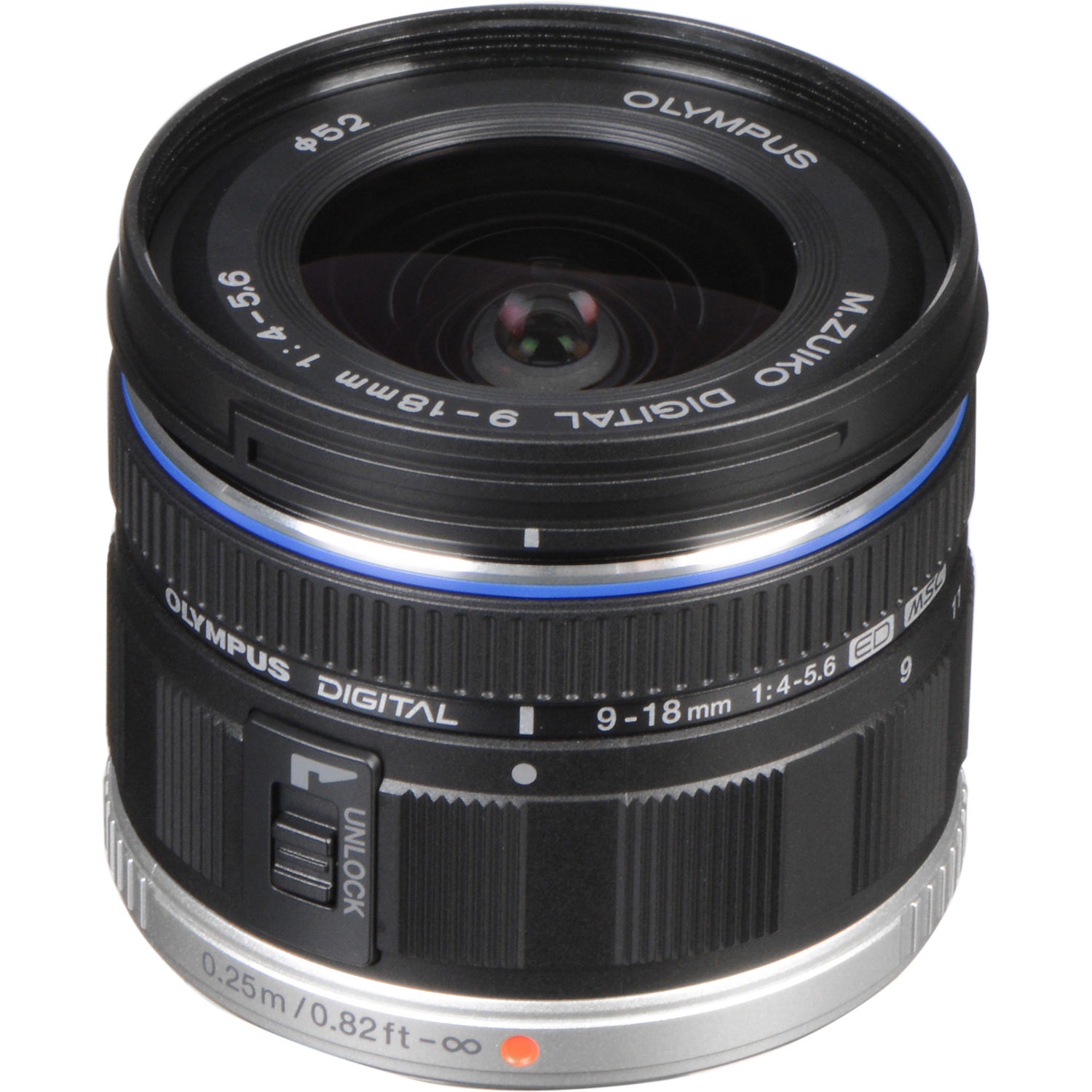 Olympus أوليمبوس M.Zuiko Digital ED 9-18mm F / 4.0-5.6 Wide Angle Lens