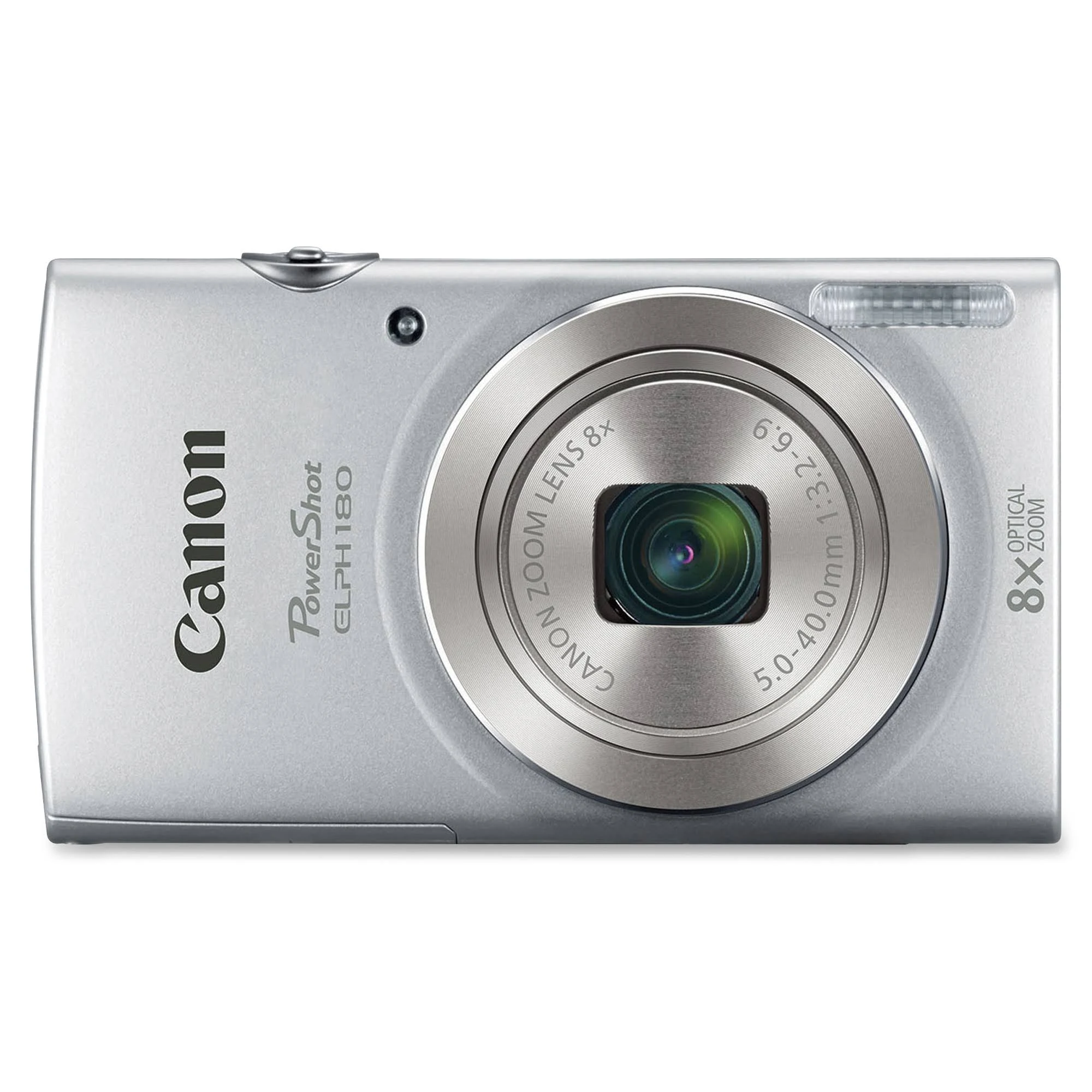 Canon USA كاميرا كانون باور شوت ELPH 180 فضي
