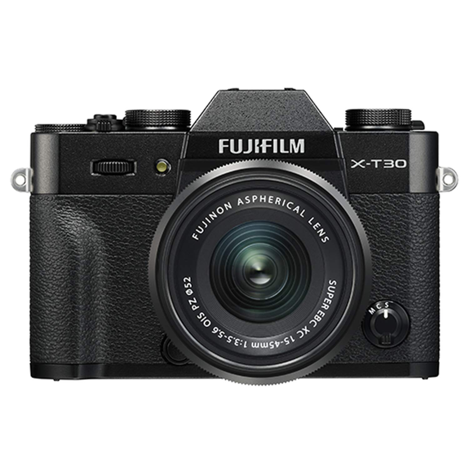 Fujifilm فوجي فيلم X-T30 كاميرا بدون مرآة مع عدسة XC 15-45mm f / 3.5-5.6 OIS PZ - أسود