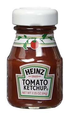 Heinz علبة زجاجة كاتشب 60