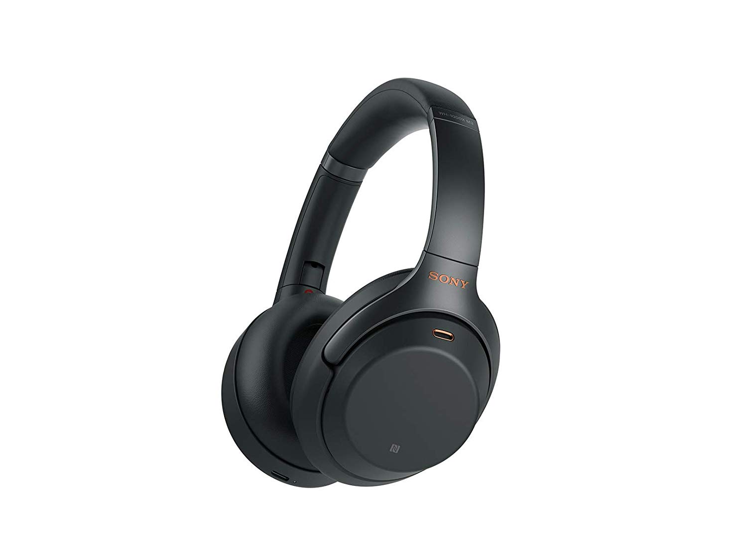 Sony سماعات رأس سوني WH-1000XM3 لاسلكية تعمل بالبلوتوث مع ميكروفون و NFC - إلغاء الضوضاء