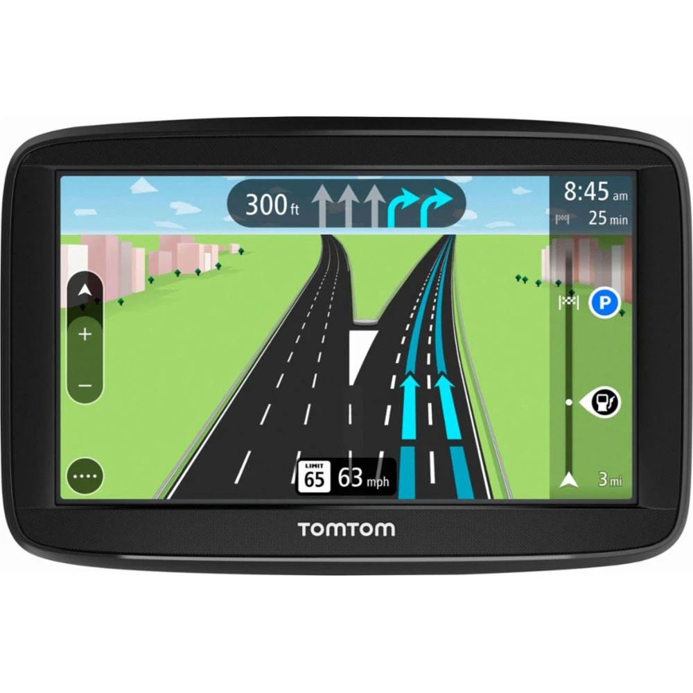  TomTom VIA 1525M جهاز ملاحة GPS مقاس 5 بوصات مع خرائط مجانية مدى الحياة لأمريكا الشمالية وإرشادات متطورة للمسار واتجاهات...