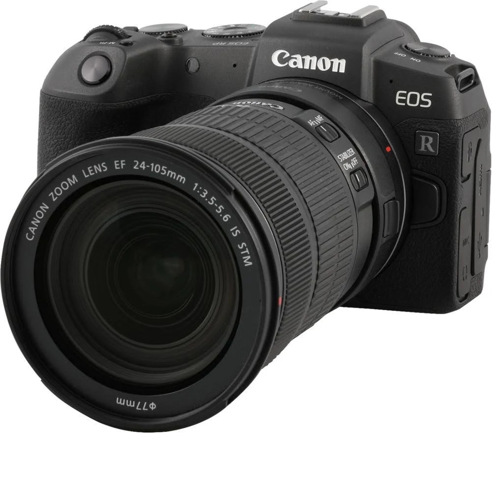 Canon USA كاميرا كانون EOS RP بدون مرآة مع عدسة EF 24-105mm f / 3.5-5.6 IS STM ومحول EF-EOS R